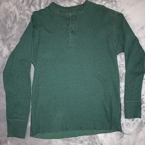 L.L. Bean Top Button Long Sleeve Shirt